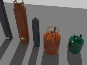 industrial gas cylinders pack 2 3D Модель