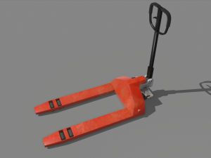 industrial pallet truck trolley 1 3D Model