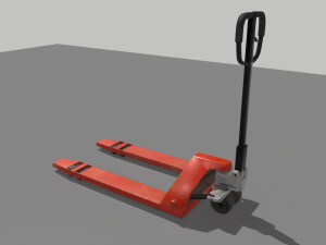 industrial pallet truck trolley 1 Model 3D
