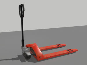 industrial pallet truck trolley 1 Model 3D