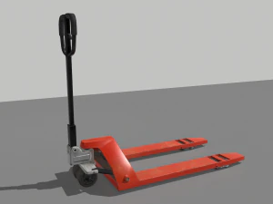 industrial pallet truck trolley 1 3D Model
