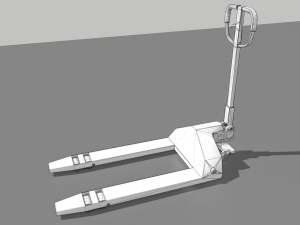 industrial pallet truck trolley 1 Model 3D