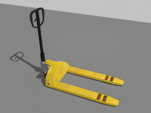 industrial pallet truck trolley 2 Modelo 3D