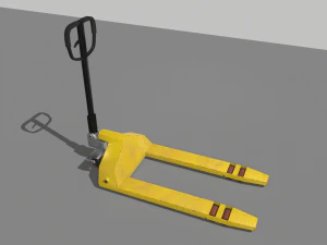 carrinho de paleteira industrial 2 Modelo 3D