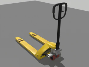 carrinho de paleteira industrial 2 Modelo 3D