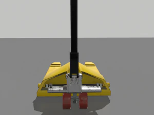 carrinho de paleteira industrial 2 Modelo 3D