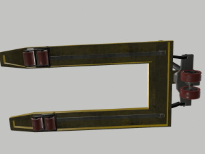 industrial pallet truck trolley 2 Modelo 3D