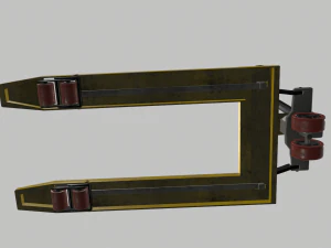 carrinho de paleteira industrial 2 Modelo 3D