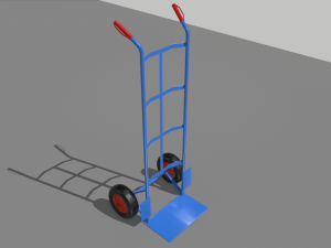 industrial hand trolley 1 Modelo 3D