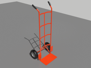 industrial hand trolley 2 Modelo 3D