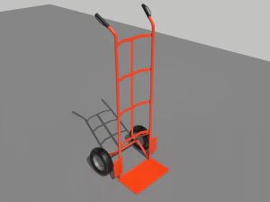 troli tangan industri 2 Model 3D