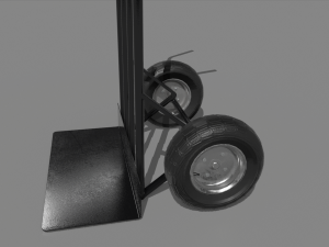 industrial hand trolley 4 Modello 3D