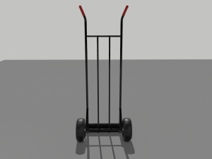 industrial hand trolley 4 Modello 3D