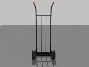 industrial hand trolley 4 3D Model