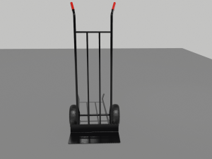 industrial hand trolley 4 Modello 3D