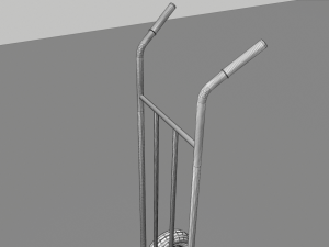 industrial hand trolley 4 Modello 3D