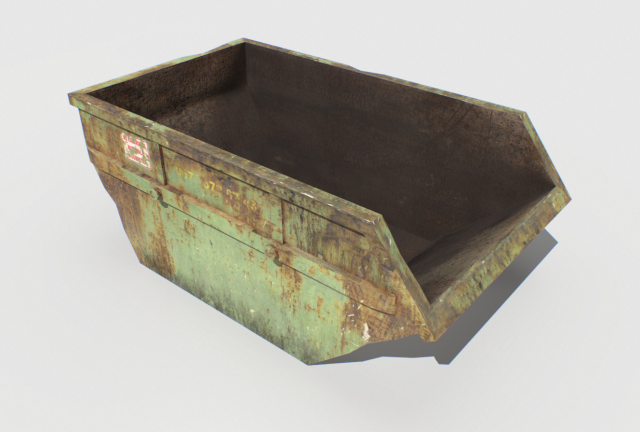 trash container 1 pbr 3D मॉडल .c4d .max .obj .3ds .fbx .stl .blend 