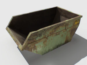 trash container 1 pbr 3D Model
