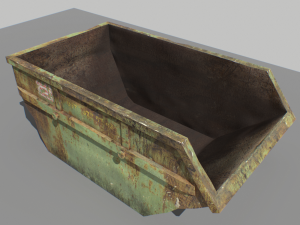 trash container 1 pbr 3D मॉडल