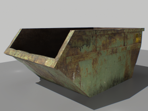 trash container 1 pbr 3D मॉडल