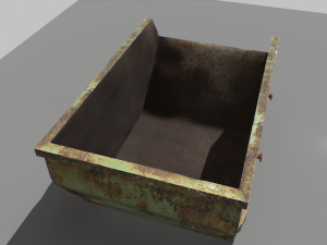 trash container 1 pbr 3D मॉडल