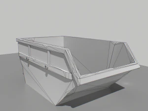trash container 1 pbr 3D Model