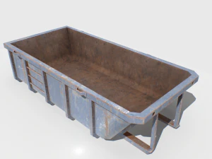 &ccedil;&ouml;p konteyneri 2 adet 3D Model