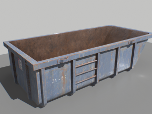 trash container 2 pbr 3D 模型