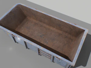trash container 2 pbr 3D Model
