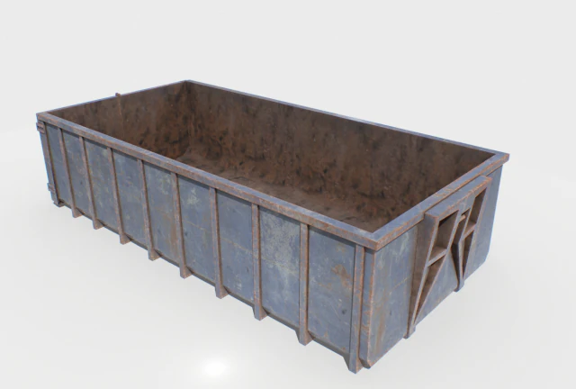trash container 3 pbr 3D Model .c4d .max .obj .3ds .fbx .stl .blend 