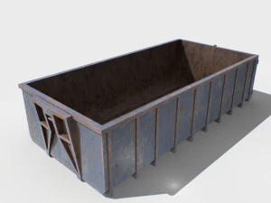 trash container 3 pbr 3D Model