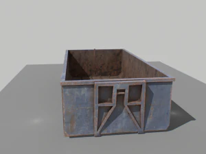 trash container 3 pbr 3D Model