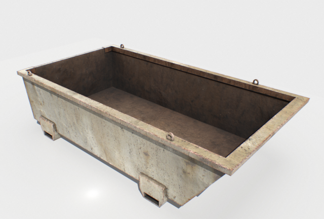 trash container 4 pbr 3D Модель .c4d .max .obj .3ds .fbx .stl .blend 