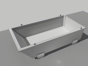 trash container 4 pbr 3D Модель