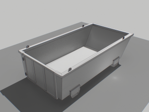 trash container 4 pbr 3D Модель