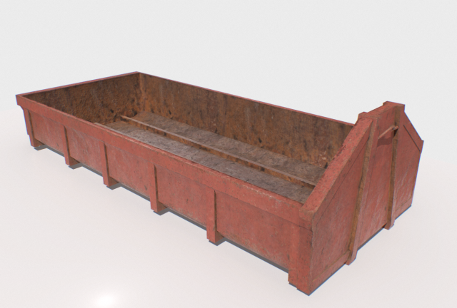 trash container 5 pbr 3D Model .c4d .max .obj .3ds .fbx .stl .blend 
