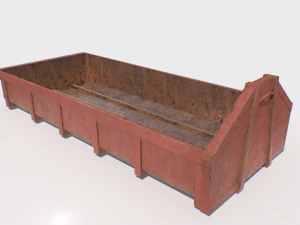 &ccedil;&ouml;p konteyneri 5 adet 3D Model