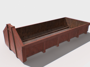 trash container 5 pbr 3D Model