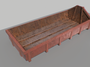 trash container 5 pbr 3D Model
