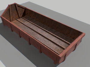 trash container 5 pbr 3D Model