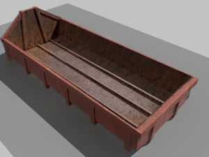 trash container 5 pbr 3D Model