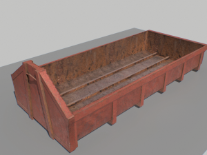 trash container 5 pbr 3D Model