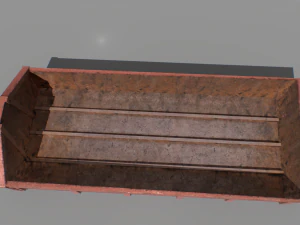 trash container 5 pbr 3D Model