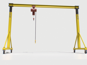 gantry crane 2 pbr Modèle 3D