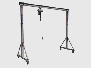 gantry crane 2 pbr 3D Model