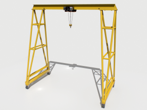 gantry crane 3 3D 模型