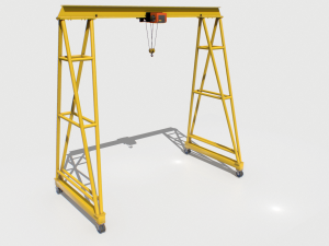 gantry crane 3 3D Model