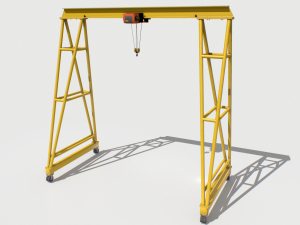 gantry crane 3 3D Model