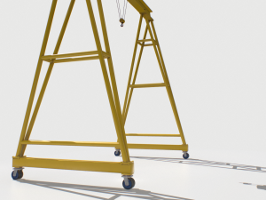 gantry crane 3 3D Model