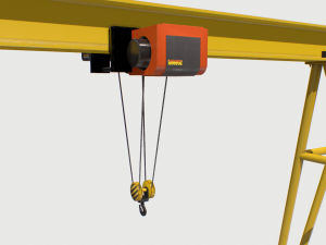 gantry crane 3 3D Model